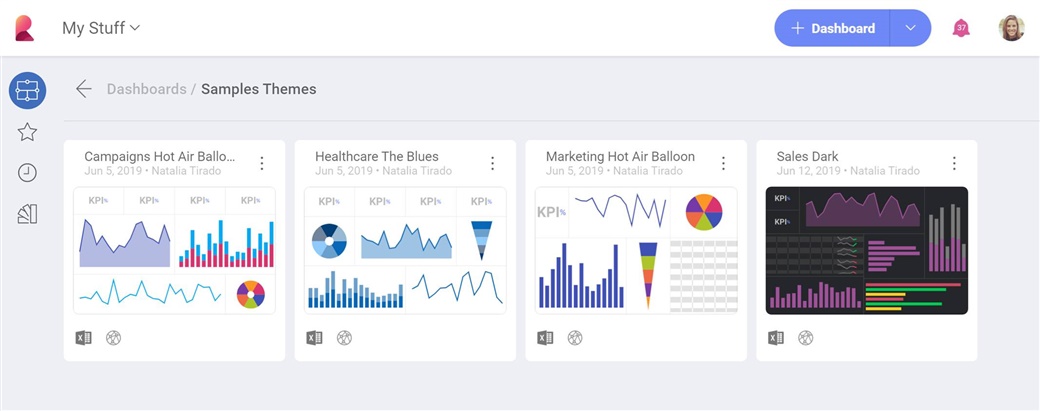 What's New in Reveal! Reveal BI Ui styling changes